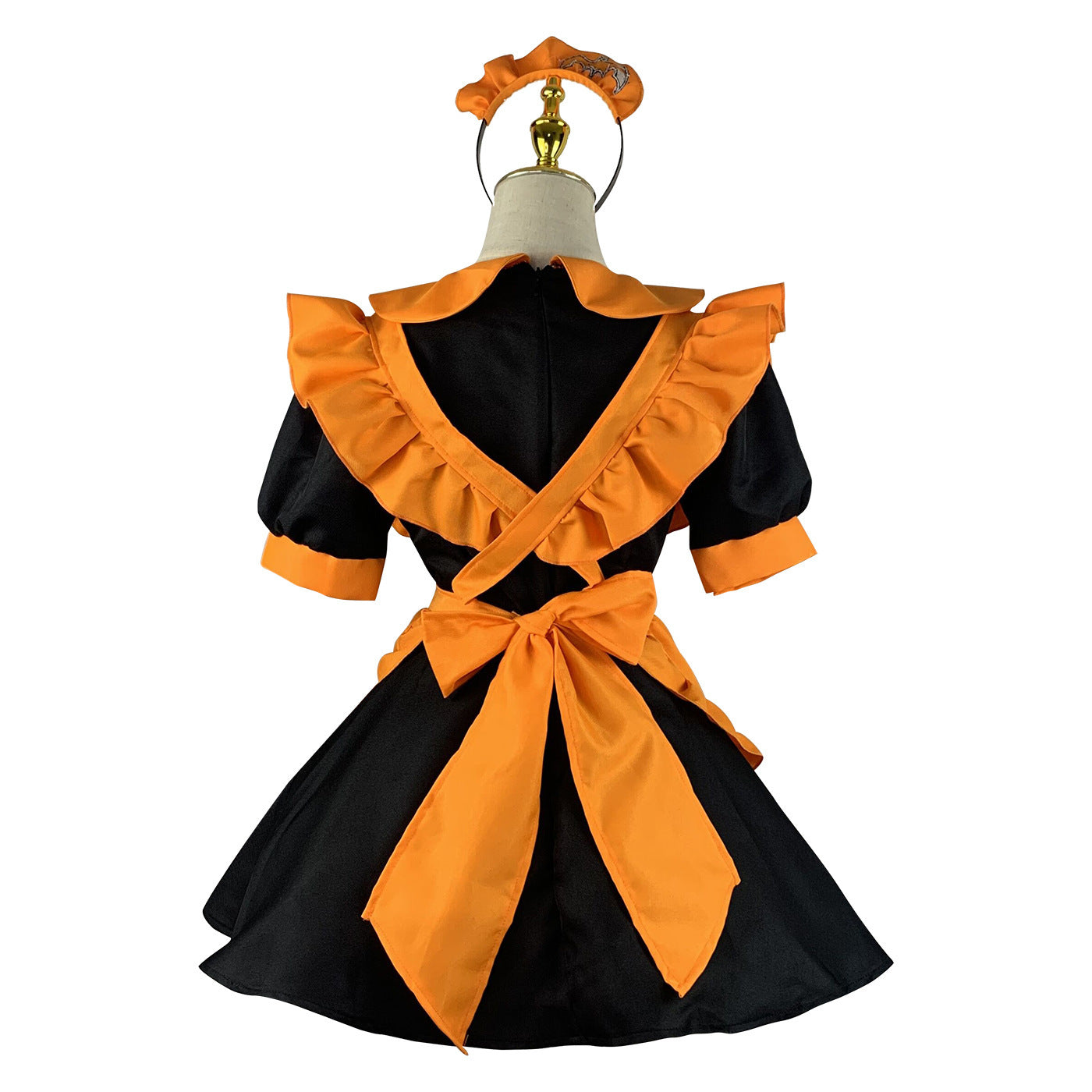 Halloween Embroidered Maid Costume