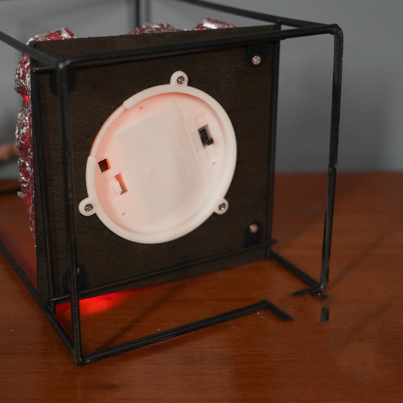 Flame Charcoal Fireplace Lamp