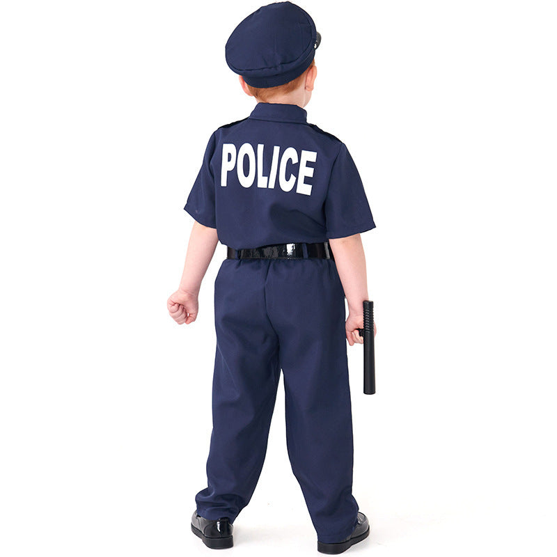 Kids Halloween Police Uniform
