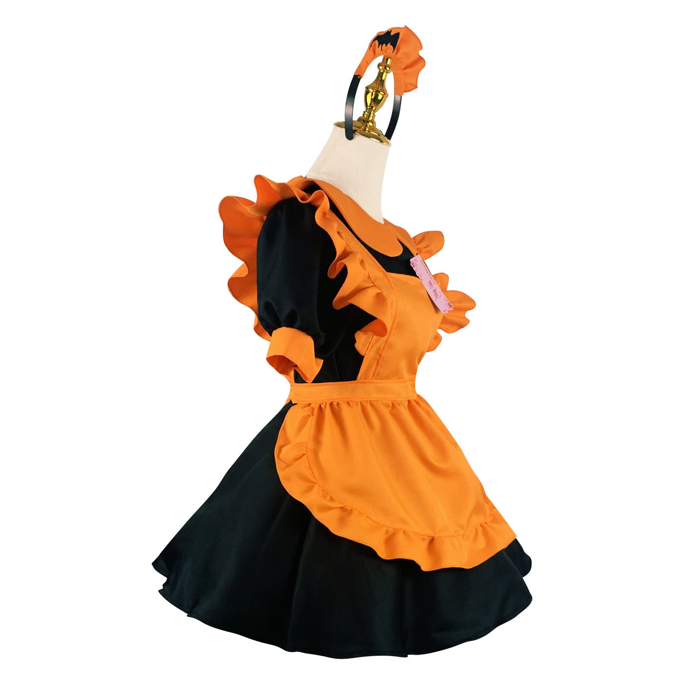 Halloween Embroidered Maid Costume