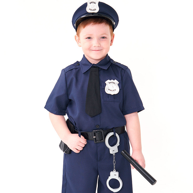 Kids Halloween Police Uniform