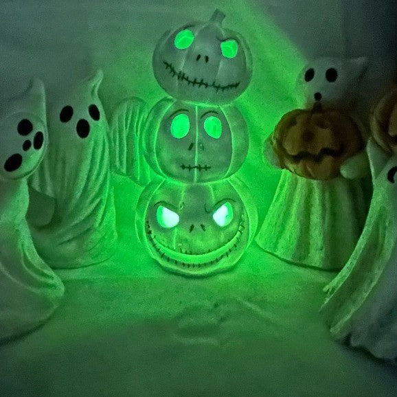 Ghost Pumpkin Resin Crafts