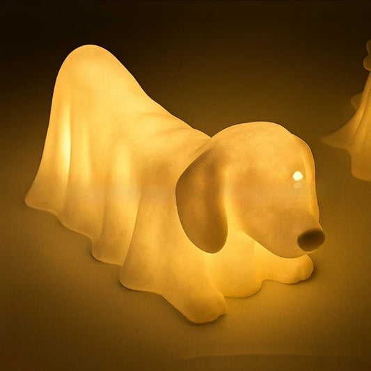 Dachshund Ghost Lamp