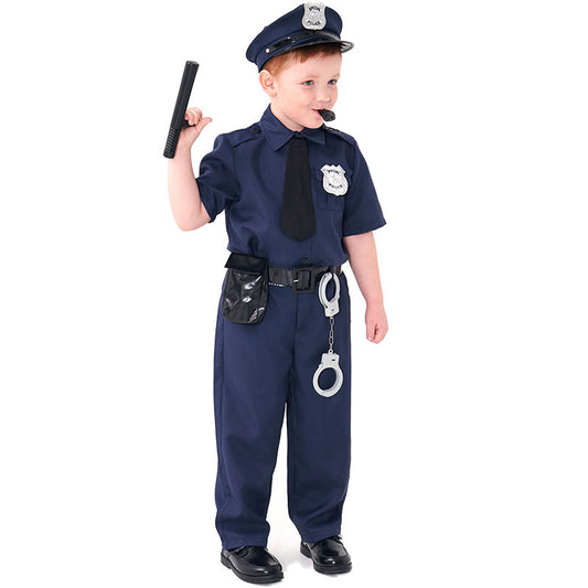 Kids Halloween Police Uniform